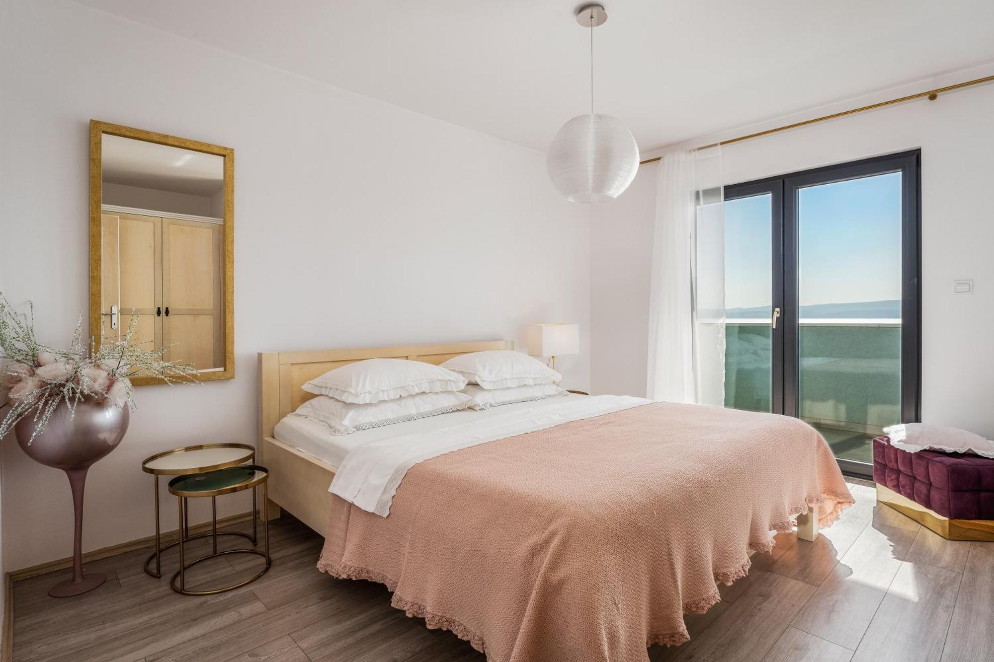 Allegra With 32msq Heated Pool, 300m Far From Sandy Beaches, Open Sea View Villa *