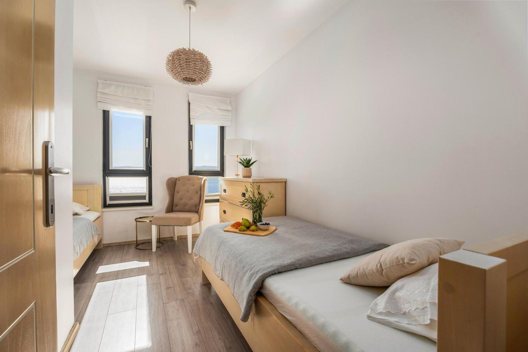 Allegra With 32msq Heated Pool, 300m Far From Sandy Beaches, Open Sea View *